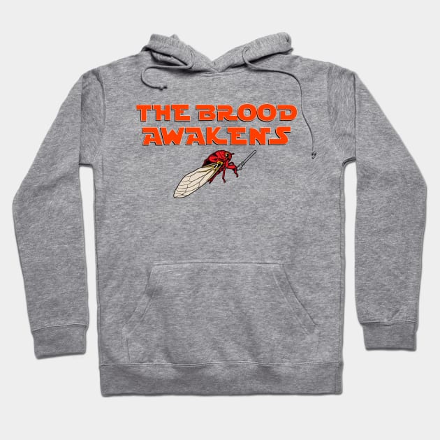 The Brood Awakens - Cicadas 2024 (Light Colors) Hoodie by ninistreasuretrove